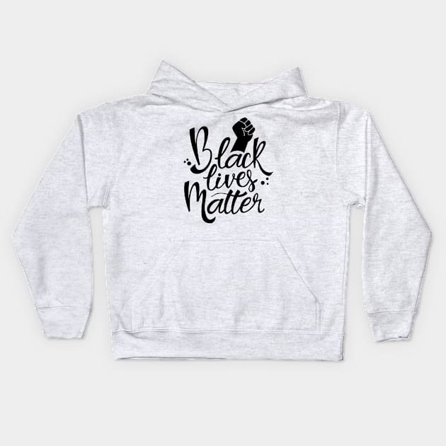 Black Lives Matter Kids Hoodie by Seedsplash